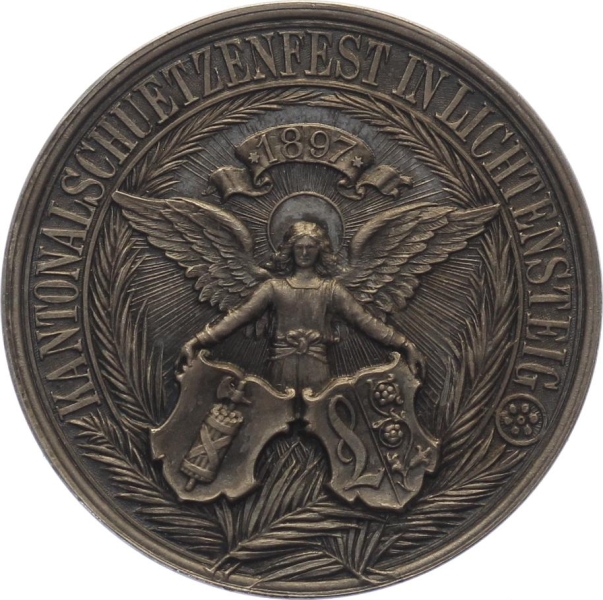 1897 Liechtensteig - Silber - Kantonales Schützenfest
